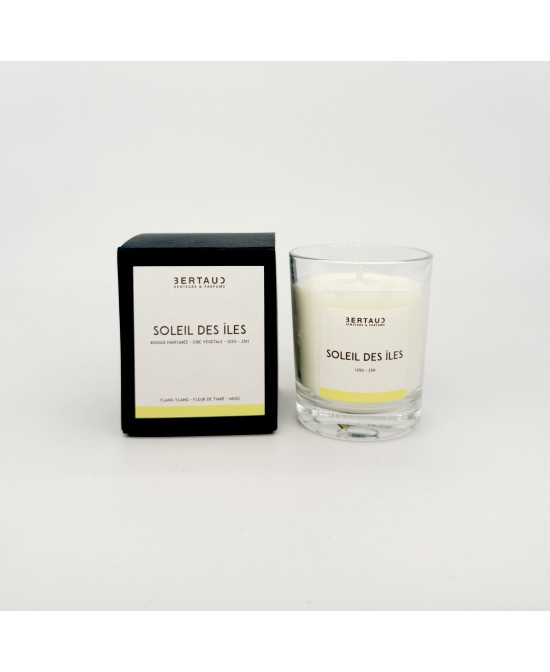 Soleil des îles - Bougie Tiaré & Ylang ylang (125g)