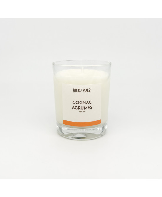 Cognac agrumes - Bougie Ambre & Yuzu