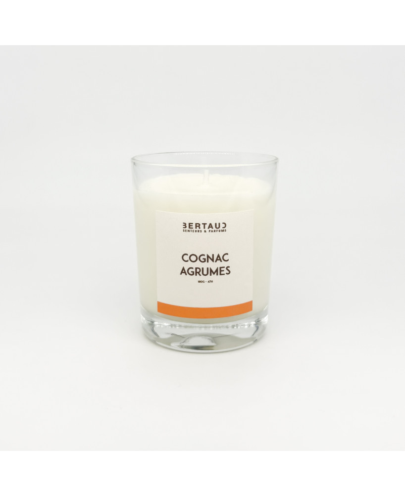 Cognac agrumes - Bougie Ambre & Yuzu