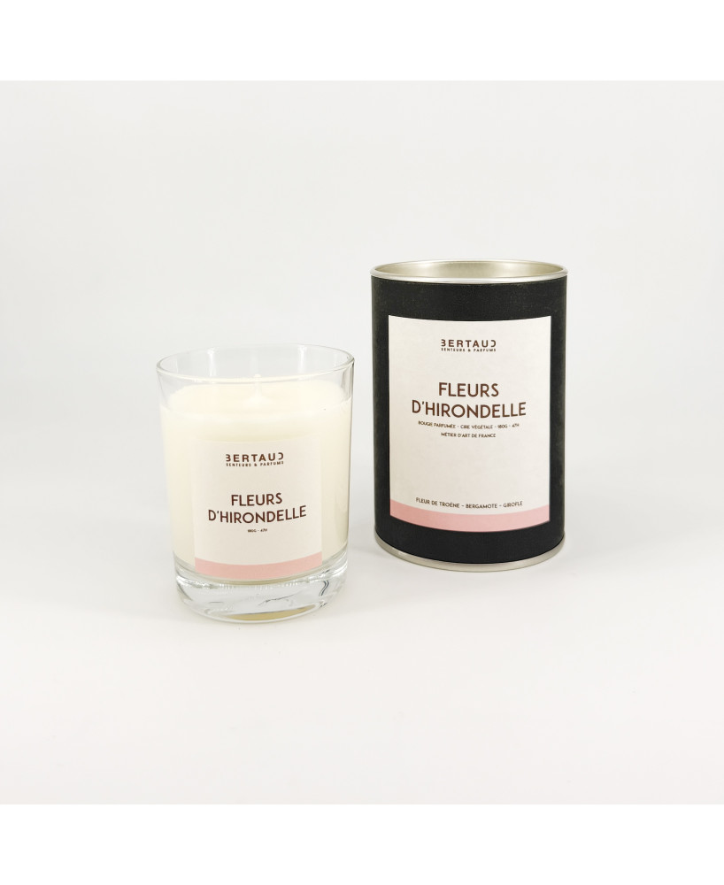 Fleurs d'hirondelle - Bougie Fleur de troène