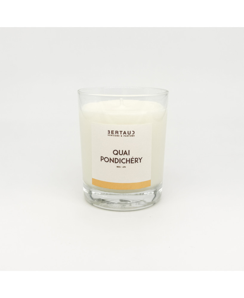 Quai Pondichéry - Bougie Patchouli