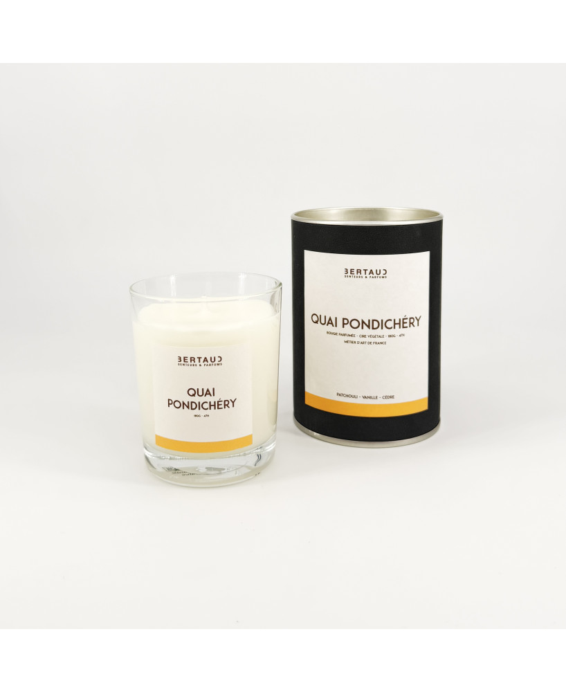 Quai Pondichéry - Bougie Patchouli
