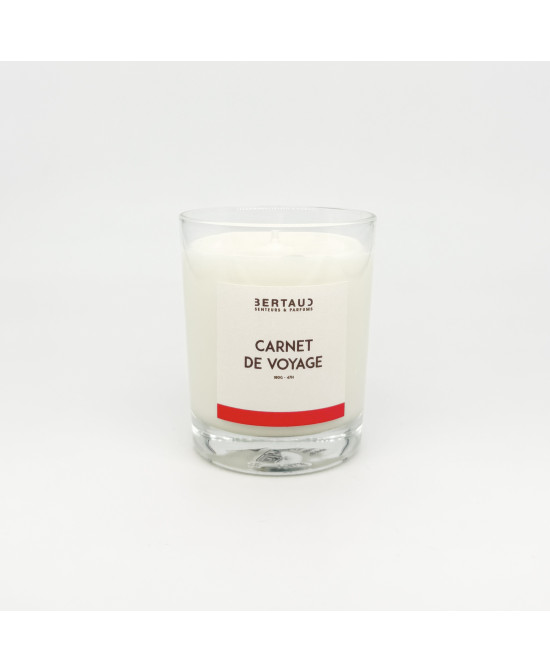 Carnet de voyage - Bougie Cuir & Iris