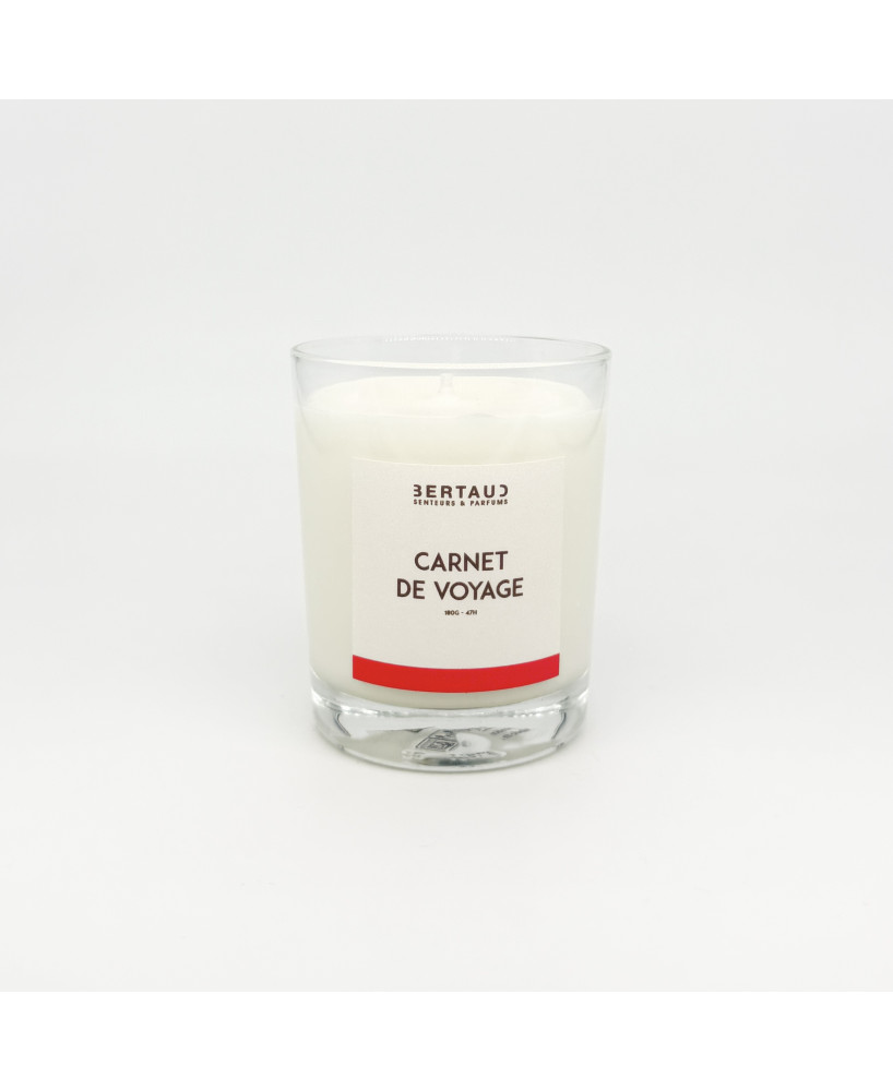 Carnet de voyage - Bougie Cuir & Iris