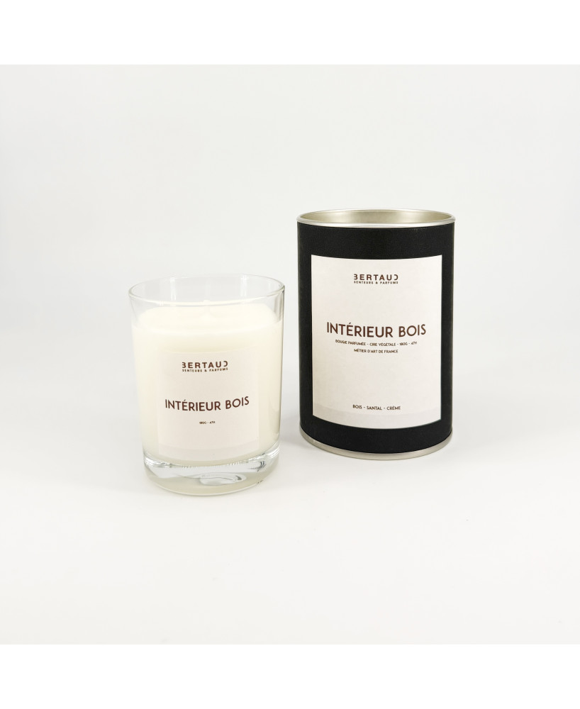 Intérieur Bois - Bougie Bois ciré & Santal