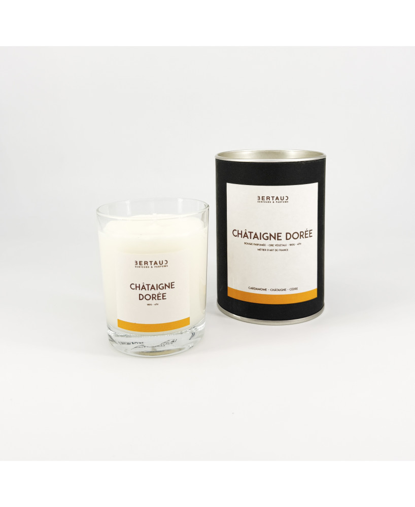 Châtaigne dorée - Bougie Châtaigne & Cardamome