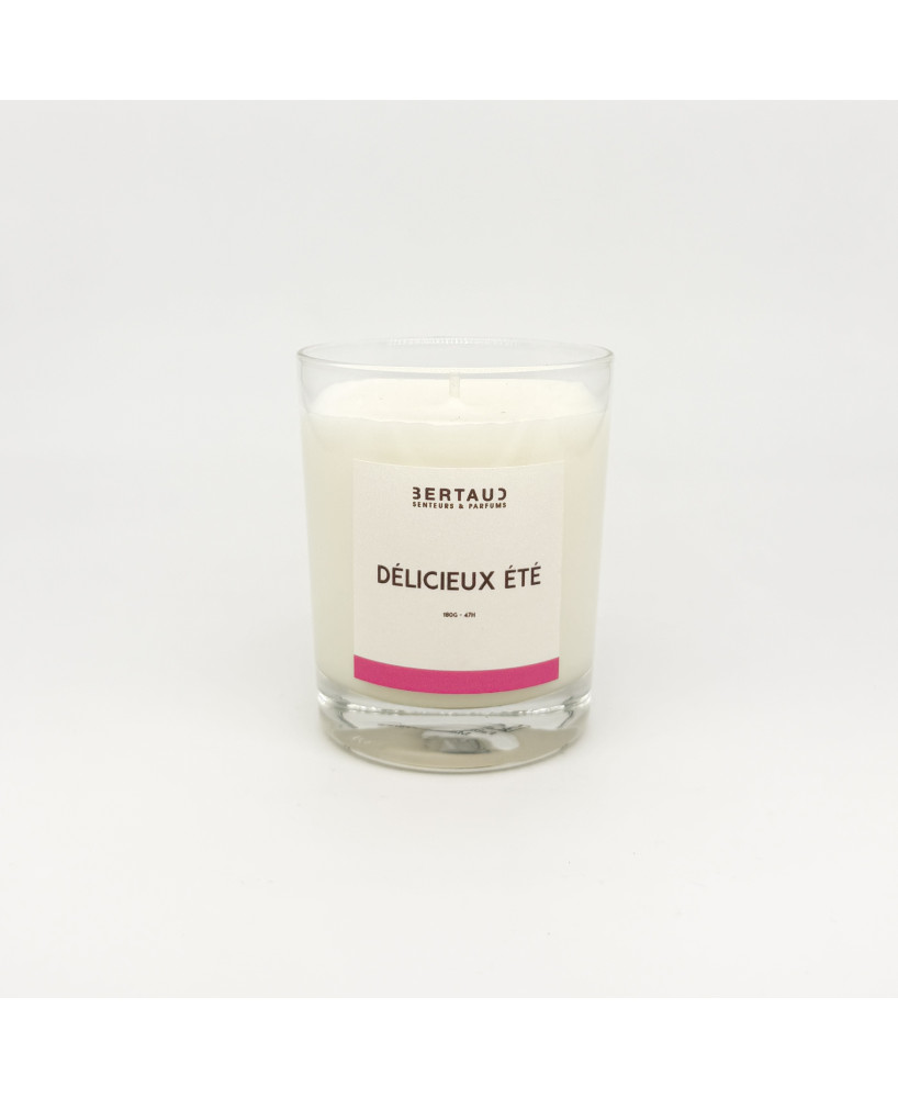 Délicieux été - Bougie Framboise & Lilas