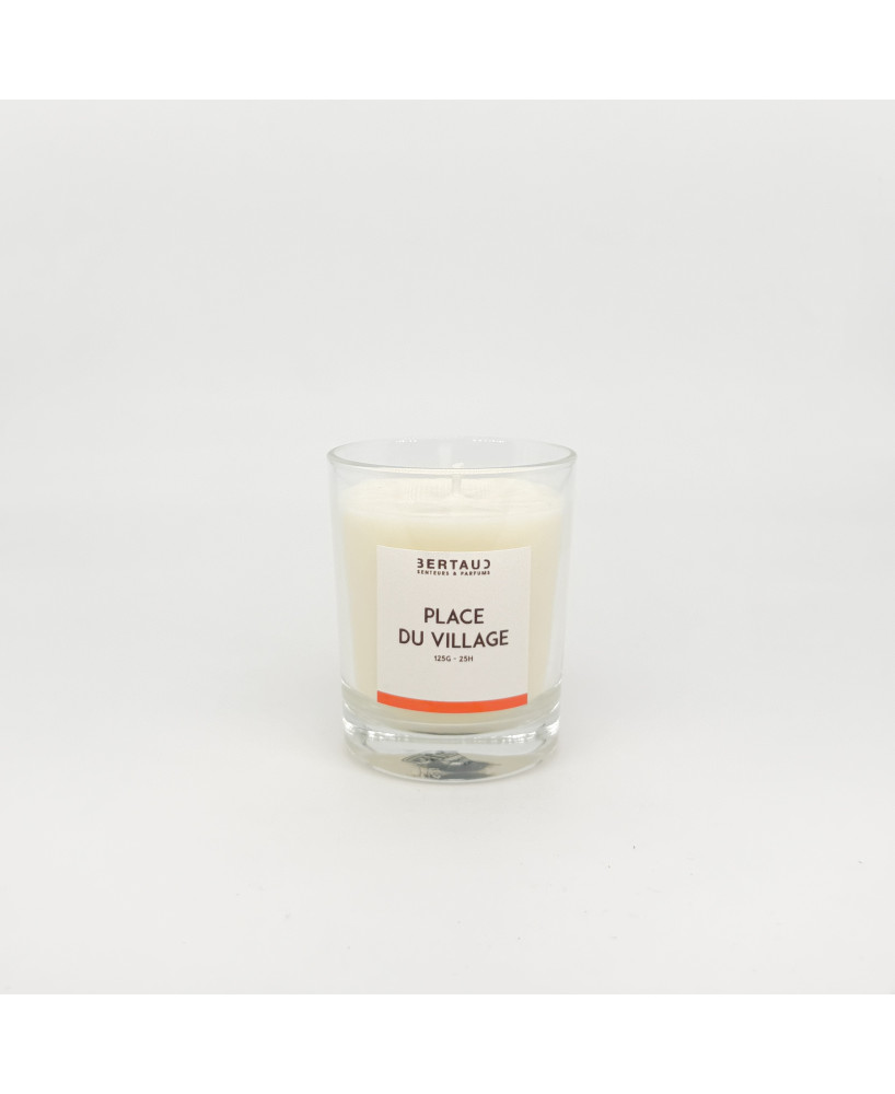 Place du village - Bougie Tilleul & Tulipe (125g)