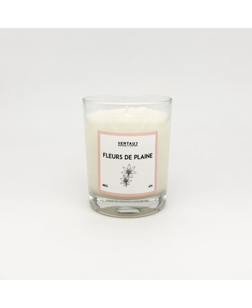 Fleurs de plaine - Bougie Fleur de troène