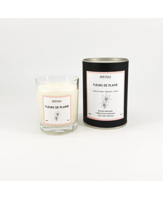 Fleurs de plaine - Bougie Fleur de troène