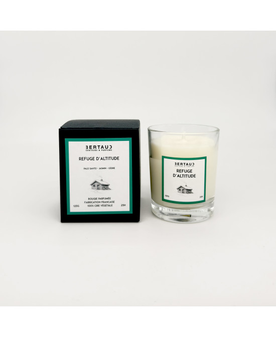 Refuge d'altitude - Bougie Palo Santo (125g)