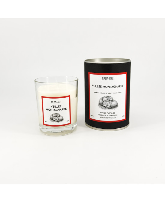 Veillée montagnarde - Bougie Tabac