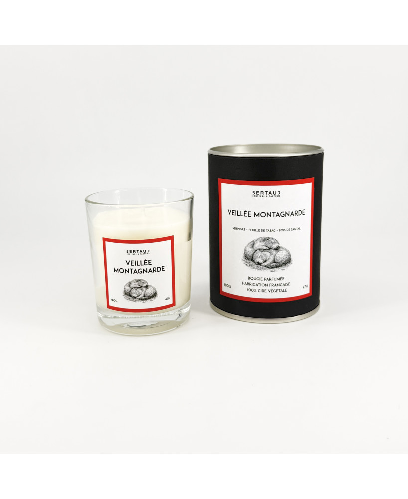 Veillée montagnarde - Bougie Tabac