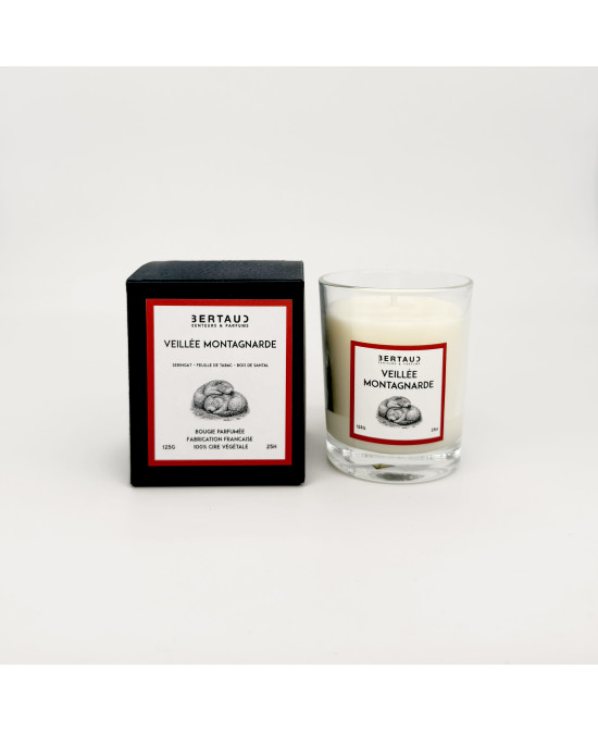 Veillée montagnarde - Bougie Tabac (125g)