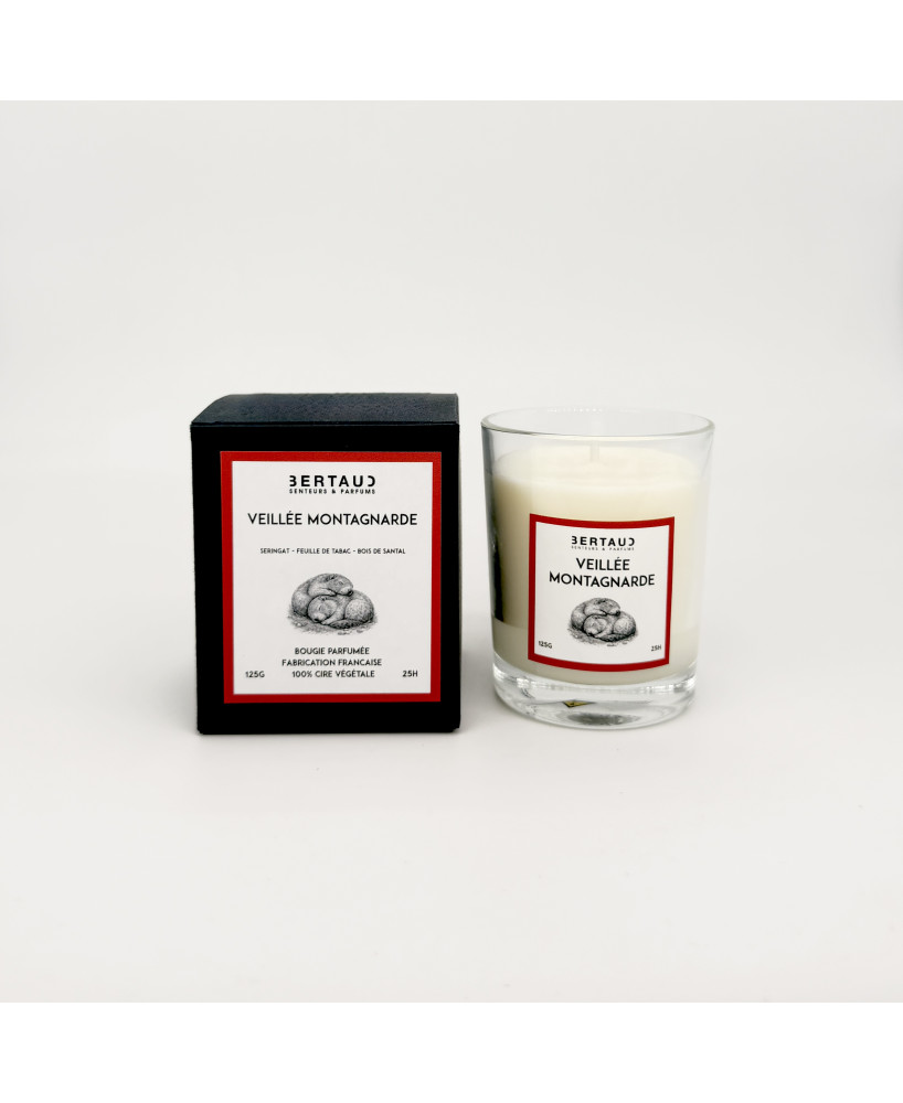 Veillée montagnarde - Bougie Tabac (125g)