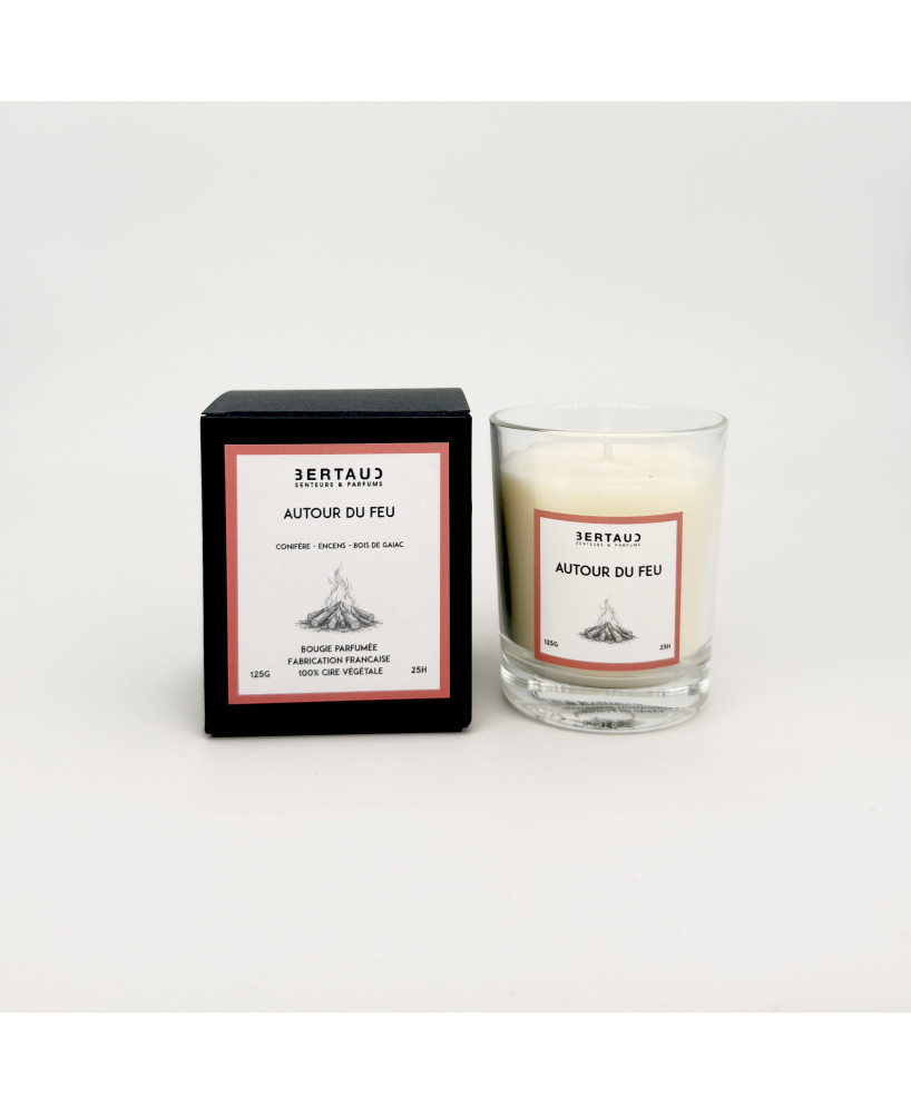 Autour du feu - Bougie Feu de bois (125g)