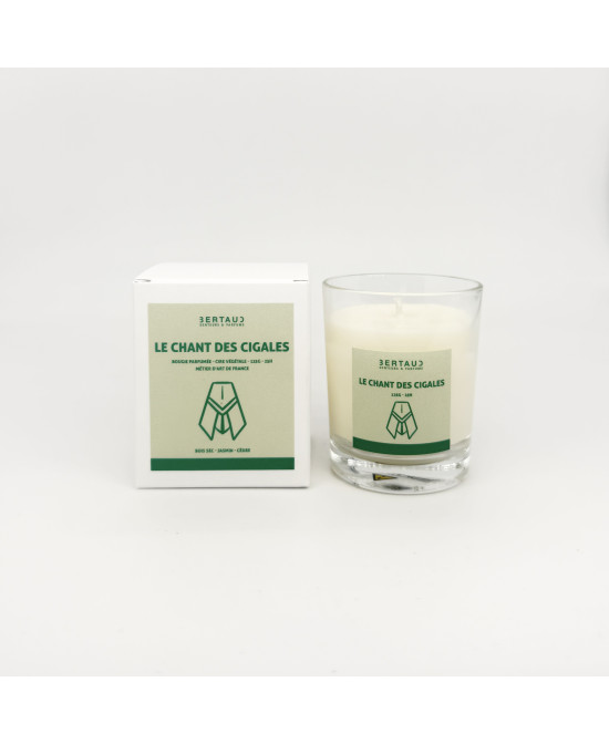 Le chant des cigales  - Bougie Bois sec (125g)
