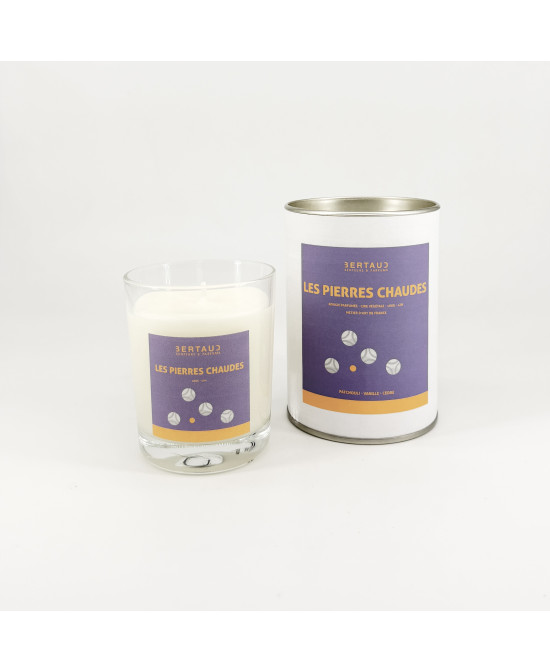Les pierres chaudes - Bougie Patchouli
