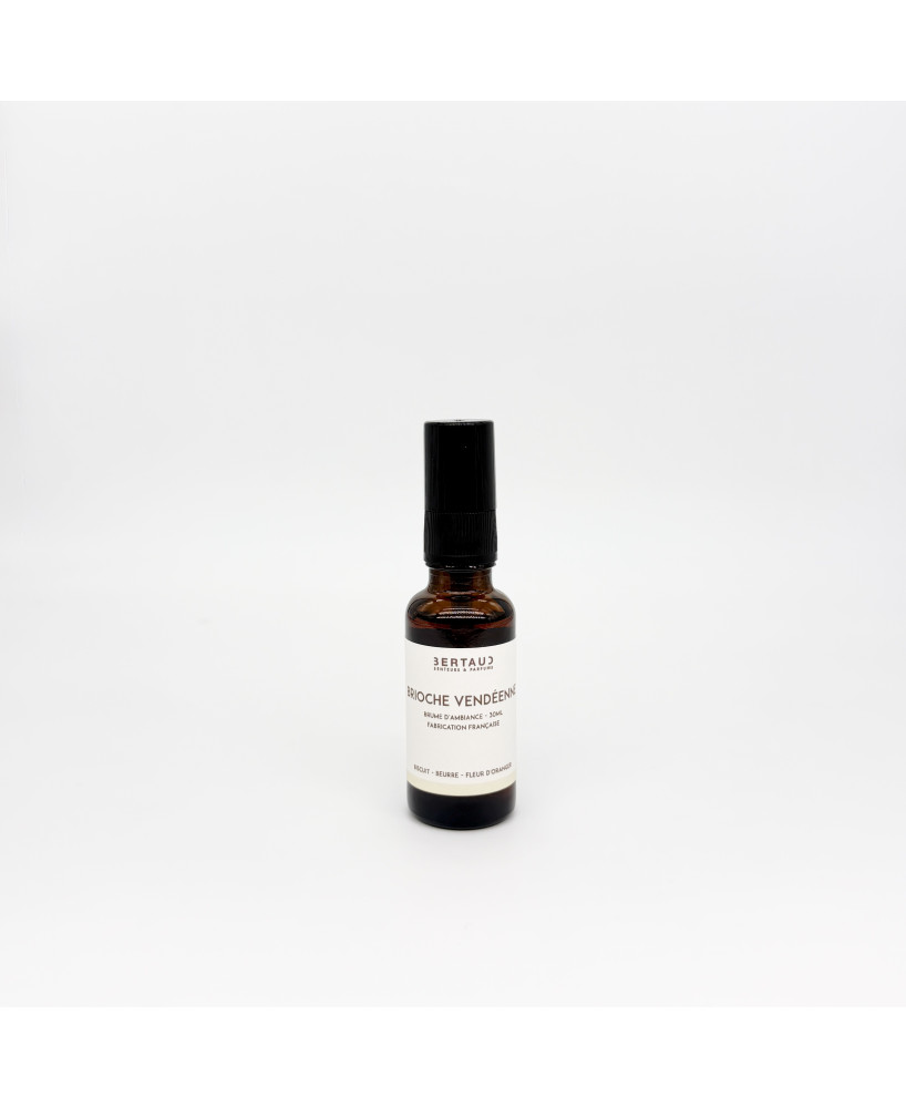 Brioche vendéenne - Brume d'ambiance Biscuit & Fleur d'oranger (30ml)