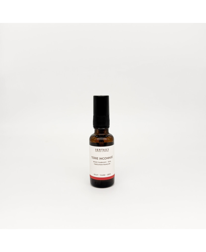 Terre inconnue - Brume d'ambiance Tourbe & Cèdre (30ml)