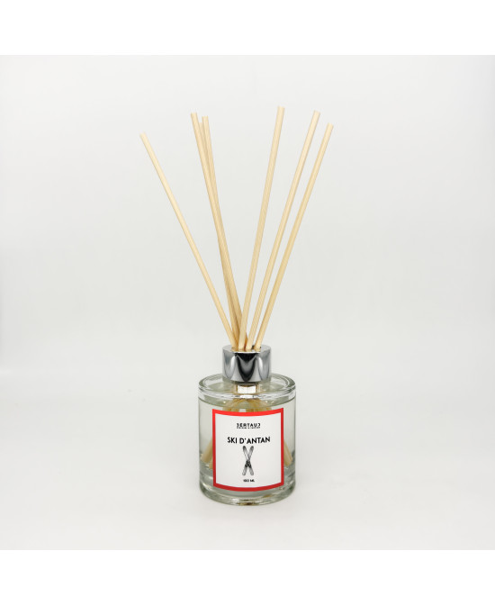 Ski d'antan - Diffuseur Cuir & Lys