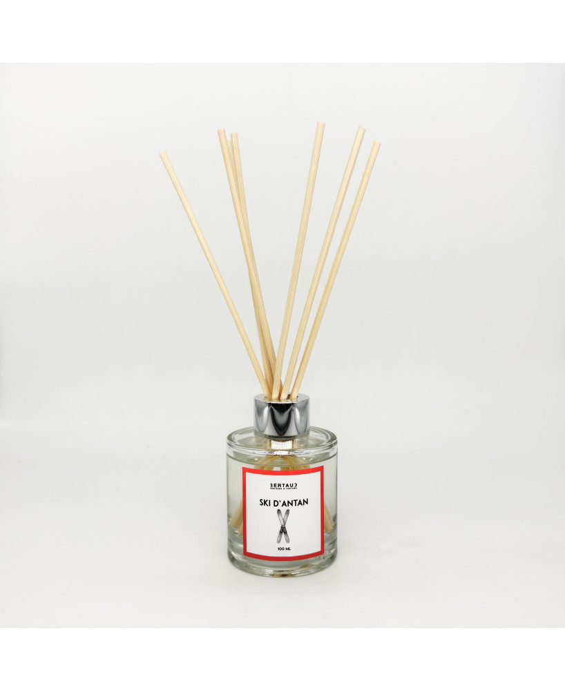 Ski d'antan - Diffuseur Cuir & Lys