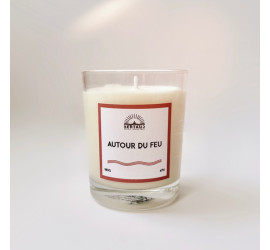 Parfum feu de bois, réconfortant et chaleureux.