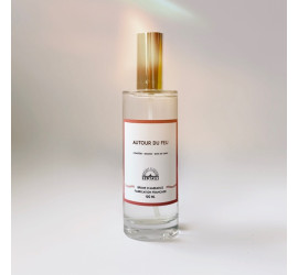 Parfum feu de bois, réconfortant et chaleureux.