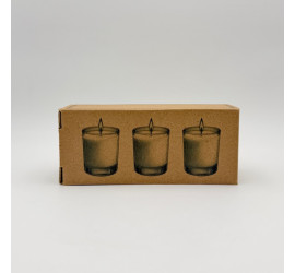 Trio de bougies Bertaud